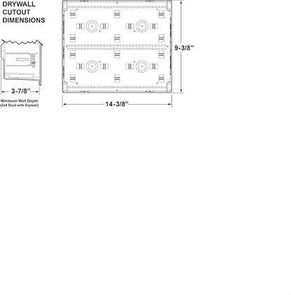 Legrand - OnQ Cable Management, In-Wall Media Box, Dual Purpose Structured - Image 12