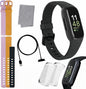fitbit inspire 3 health & fitness tracker bundle, main product view