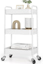 TOOLF 3-Tier Metal Rolling Cart by TOOLF