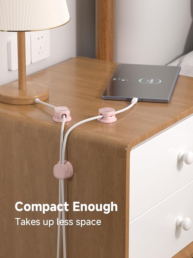 Magnetic Cable Clips, Adjustable Cord Holder Management, Adhesive Wire Keeper - Image 7