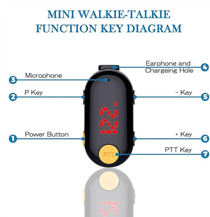 ELIDAIP T-M9 Ultra Mini Walkie Talkies - Image 5