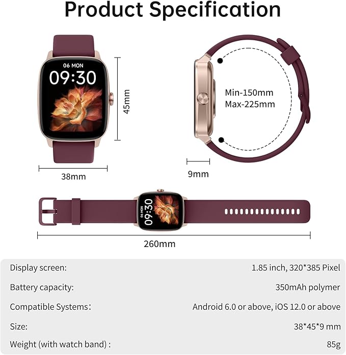 Smart Watches for Women Men - Image 9
