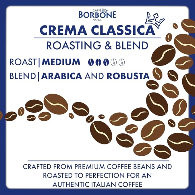 Caffè Borbone Crema Classica Aluminum Capsules Compatible - Image 2