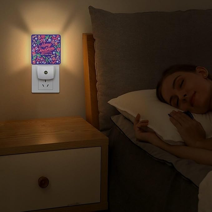 YKJAHSD Merry Chrismas Night Light, Plug into Wall Decor Nightlights - Image 5