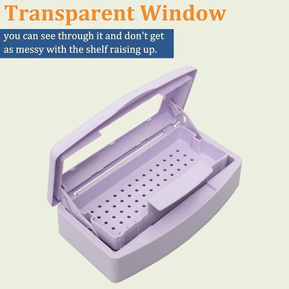 Nail Tool Sterilizer Box, Plastic Sterilization Tray - Image 3