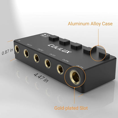 Cubilux 5-Way 6.35mm Stereo Audio Splitter - Image 5