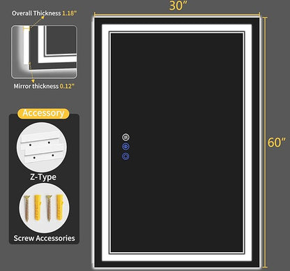 30"x60" LED Bathroom Mirror - Image 9