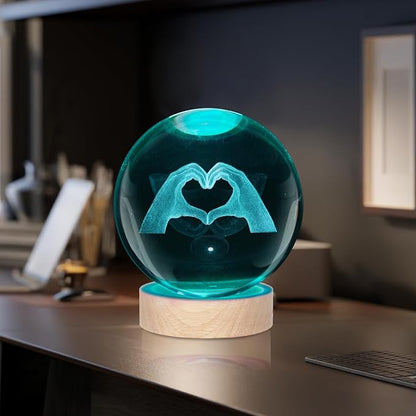 Kopesmsy 3D TayTay Gifts, Cute TS Girl Night Light, 3.15-inch Heart-Shaped - Image 5