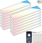 AIKVSXER 12 Pack 1x4 FT LED Flat Panel Light Surface Mount, by AIKVSXER