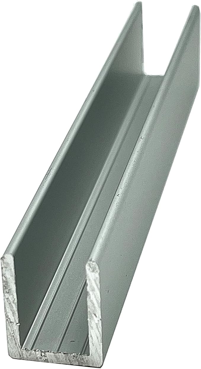 Brixwell SDCD38A-CCP24-XCP5 Satin Anodized 3/8" Fixed Panel Shower Door Deep - Image 9