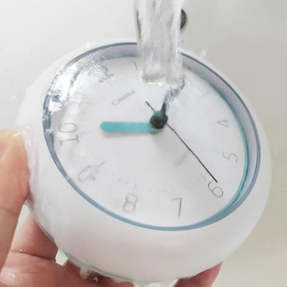 OSTAR Waterproof Bathroom Shower Clock, Analog Quartz Clock Hanging Stand Dual - Image 4