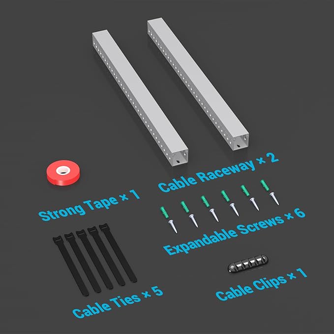 Open Slot Wire Duct Kit, 31.4" Server Rack Cable Management, Cable Management - Image 6