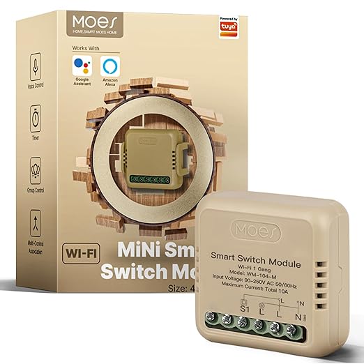 MOES WiFi Smart Relay, Work by MOES
