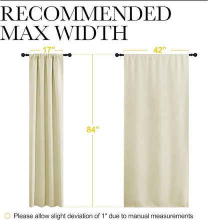 NICETOWN Blackout Curtains for Living Curtains, Window Treatment Thermal - Image 7