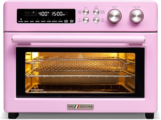 VAL CUCINA Retro Style Infrared Heating Air Fryer Toaster Oven, Extra Large by VALCUCINA