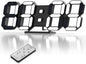 EDUP HOME 3D LED Clock Desk Alarm Clock Wall Clock by HOME