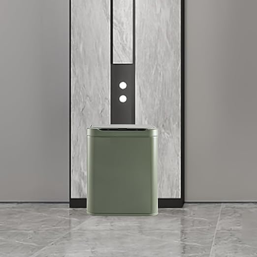 ELPHECO Stainless Steel Office Trash Can Motion Sensor Garbage Can Touchless - Image 5