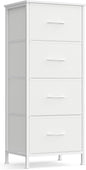 SONGMICS Dresser for Bedroom, Chest of Drawers, 4 Non-Woven Fabric Drawers by SONGMICSbySONGMICSHOME