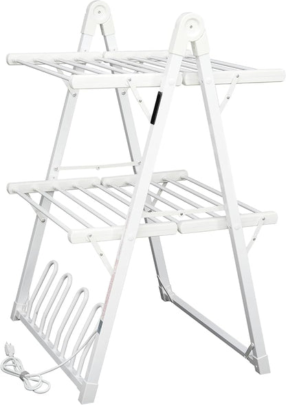 SHARNDY Electric Heated Clothes Drying Rack, Foldable Heated Garment Dryer by SHARNDY