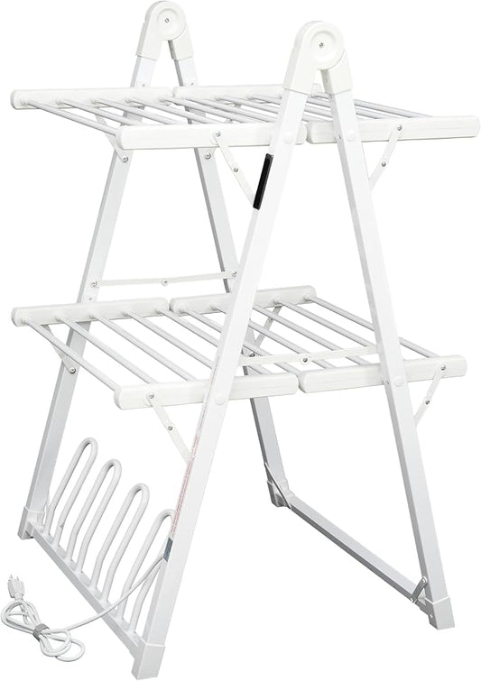 SHARNDY Electric Heated Clothes Drying Rack, Foldable Heated Garment Dryer by SHARNDY