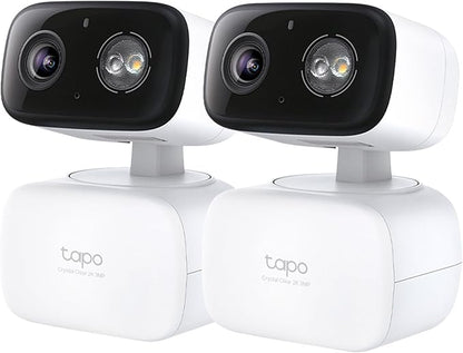Tapo 2K Indoor/Outdoor Pan/Tilt Wired Security Camera by Tapo
