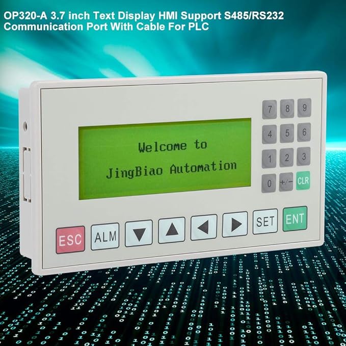 Jectse OP320-A Text Display, Small Man-Machine Interface 3.7 inches LCD Screen - Image 4