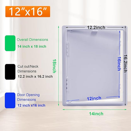 Suteck Plumbing Access Panel for Drywall Ceiling 12 x 16 Inch Reinforced - Image 2
