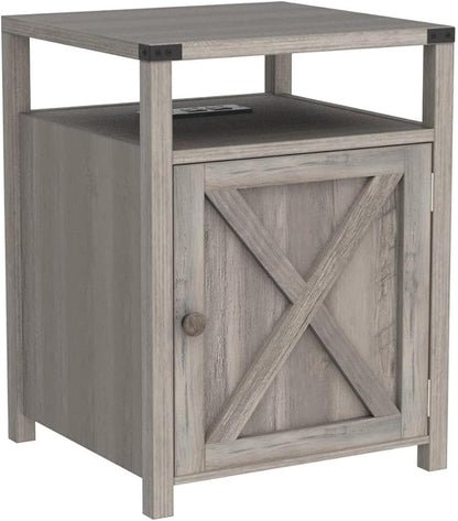 HOSEOKA Farmhouse Nightstand - Image 4