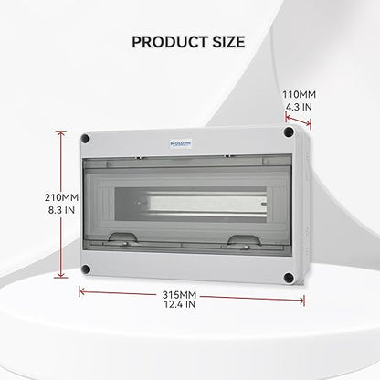 MOLLOM 15 Way Circuit Breaker MCB Distribution Protection Box - Image 2