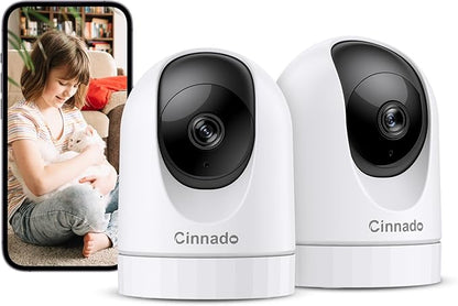 2K Indoor Security Camera-Baby Monitor by Cinnado