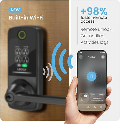 Lockly Smart Lock Secure Pro, Fingerprint Door Lock, Keyless Entry, Built-in - Image 6