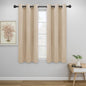 Easy-Going Blackout Curtains for Bedroom, Solid Thermal Insulated Grommet and by Easy-Going