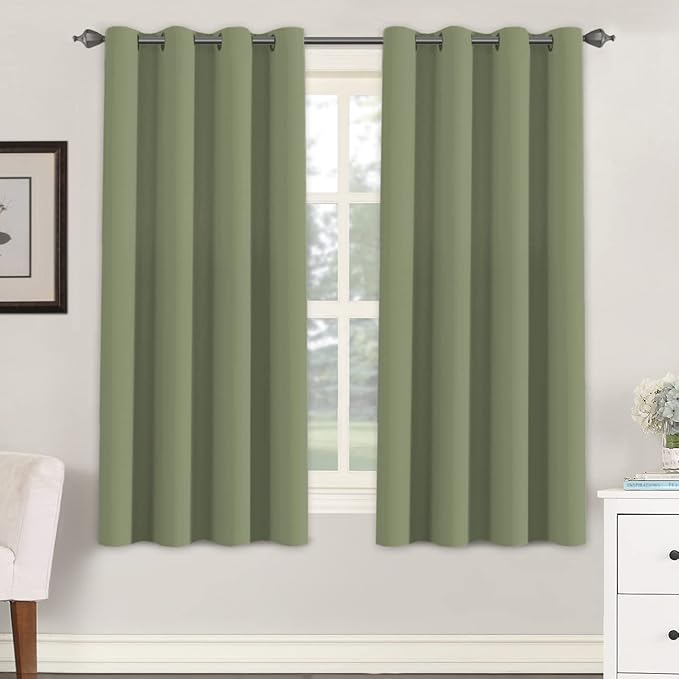 H.VERSAILTEX Window Treatment Blackout Thermal Insulated Room Darkening Solid by HVERSAILTEX