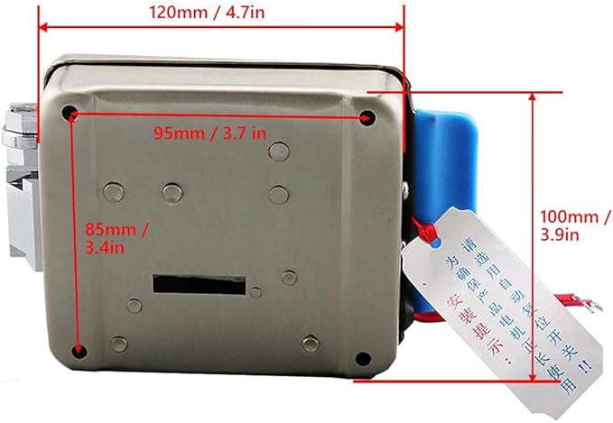 AMOCAM Electric Electronic Door Lock 6pcs Computerized Doted Keys DC 12V - Image 6