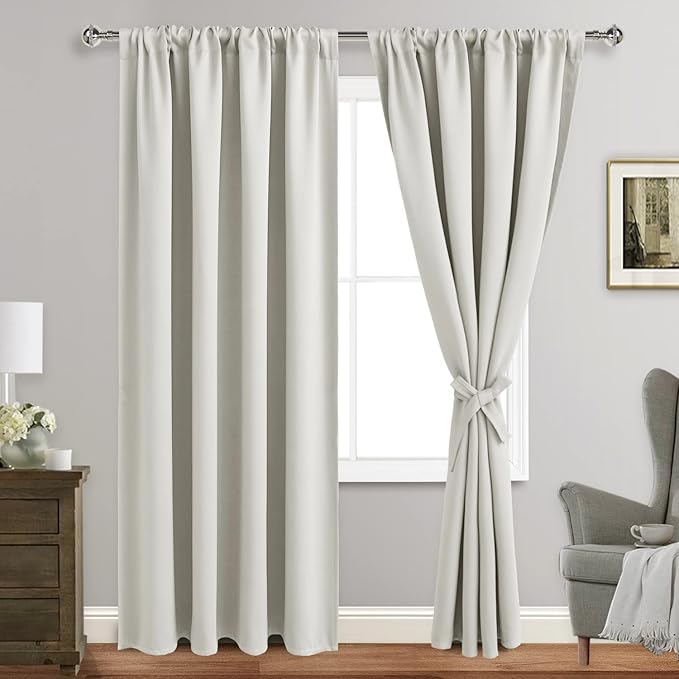 JIUZHEN Blackout Curtains for Bedroom by JIUZHEN