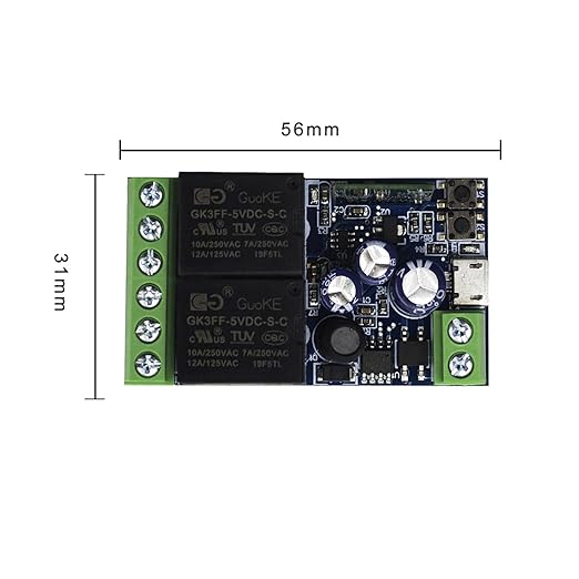 Ewelink WiFi Wireless Smart Relay Module USB DC 5v/12v/24v/48v 2 Channel Switch - Image 3