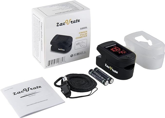 Zacurate Pro Series 500DL Fingertip Pulse Oximeter Blood Oxygen Saturation - Image 5