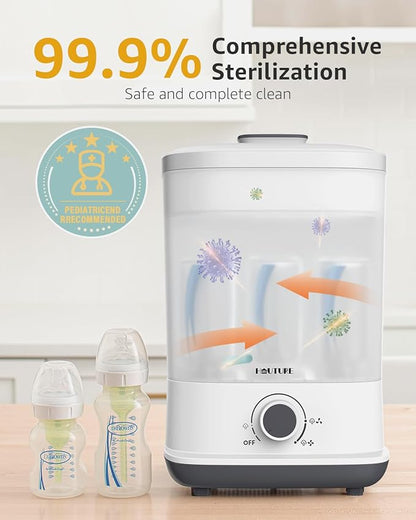 HAUTURE Bottle Sterilizer and Dryer, Esterilizador De Biberones, One-Dial - Image 2