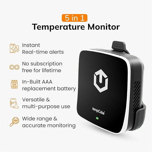 WiFi Temperature & Humidity Sensor | Connects 2.4 GHz – Real-Time 24/7 - Image 3