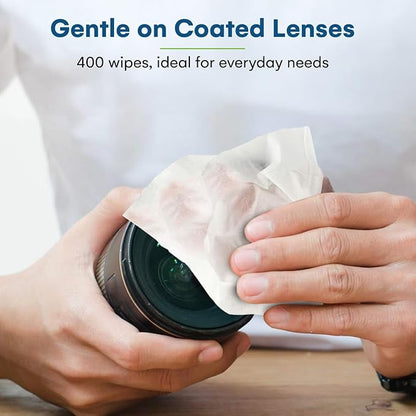 Care Touch Lens Wipes for Eyeglasses- 400 Count Individually Wrapped Pre- - Image 6