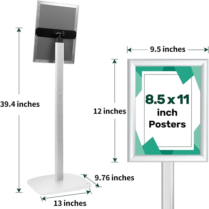Mutualsign 3Pcs Heavy Duty Pedestal Sign Holder - Image 4