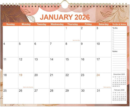 2026 Calendar - Calendar 2026 12 Month Planner from January 2026 to December by Runtioval