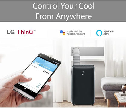 LG 10, 000 BTU Smart Portable Air Conditioner, Cools 450 Sq.Ft., Portable Air - Image 10