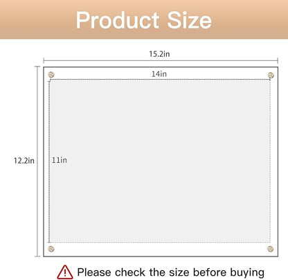 Kalami 3 Pack 11x14 Acrylic Wall Mount Picture Frame Self Adhesive, Floating - Image 2