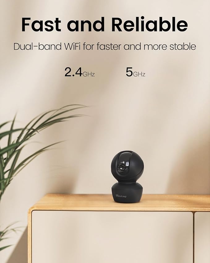 VIMTAG 5G 4MP Security Camera Indoor, 2 Pack Dog Camera - Image 2