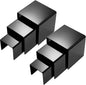 Chuangdi 2 Sets Acrylic Display Risers, Product Stand, Jewelry Display Riser by Chuangdi