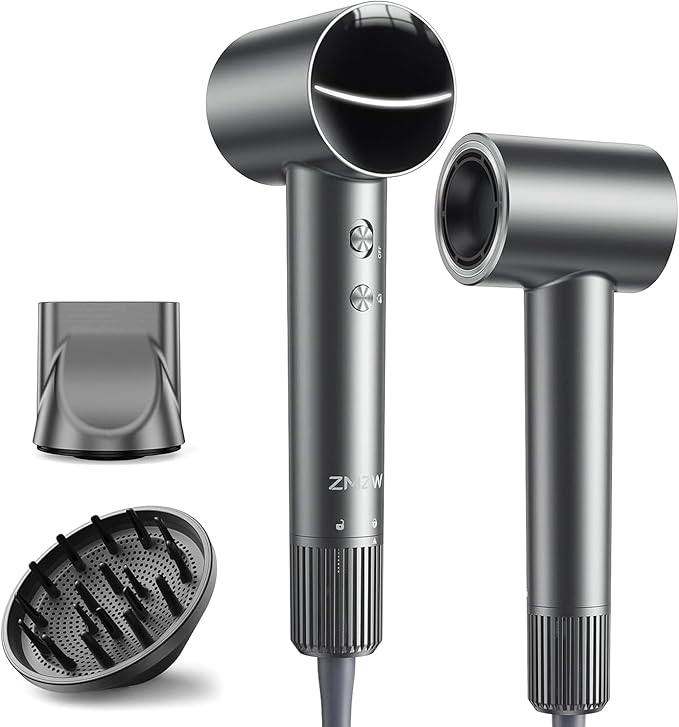 Hair Dryer, High-Speed Ionic Quiet Blow Dryer by ZMZW