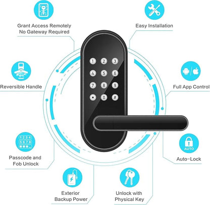 Keyless Entry Keypad Smart Door Lock - Image 2