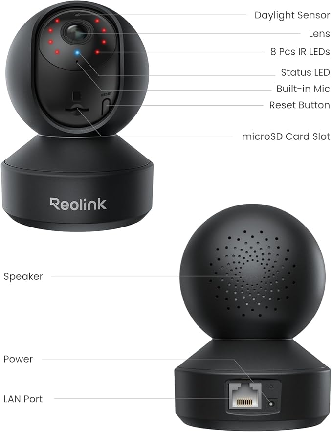 REOLINK E1 Pro 3K PT Wi-Fi Indoor Camera - Image 9