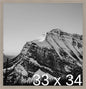 Frame It Easy 33 x 34 Rustic Gray Wood Frame by FrameItEasy